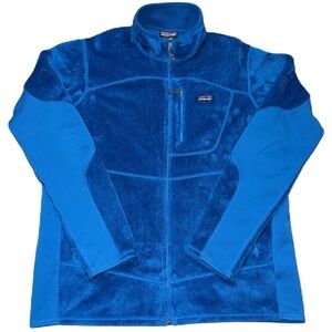 Patagonia Regulator R2 Jacket XL Bright Royal Blue Fleece Warm Performance EUC